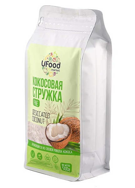 Кокосовая стружка FINE UFood market, 500 гр