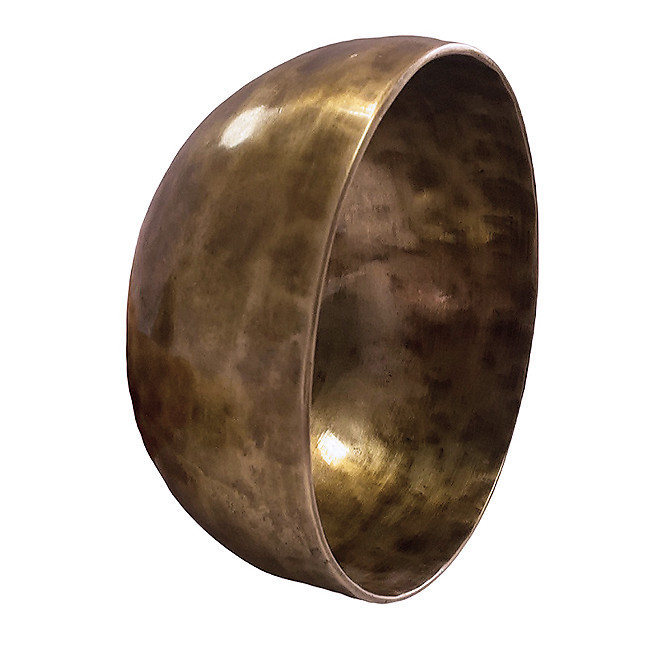 Поющая чаша кованая без рисунка (20 см, нота: Соль#)