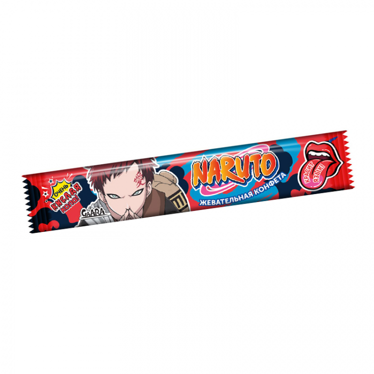 Жевательная конфета кислая в ассортименте "Naruto", 20 г