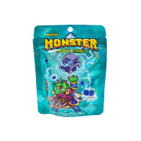 Конфеты жевательные Monster со вкусом голубики Wischi, 50 г