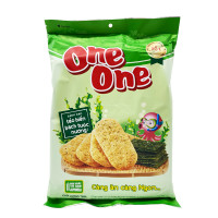 Печенье рисовое с водорослями One One, 104 гр