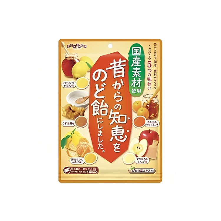 Леденцы ассорти по старинным японским рецептам (5 вкусов), SENJAKU, 92 г