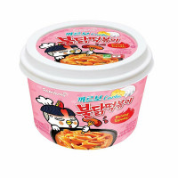 Рисовые палочки Токпокки Buldak Карбо острая курица Samyang, 179 гр