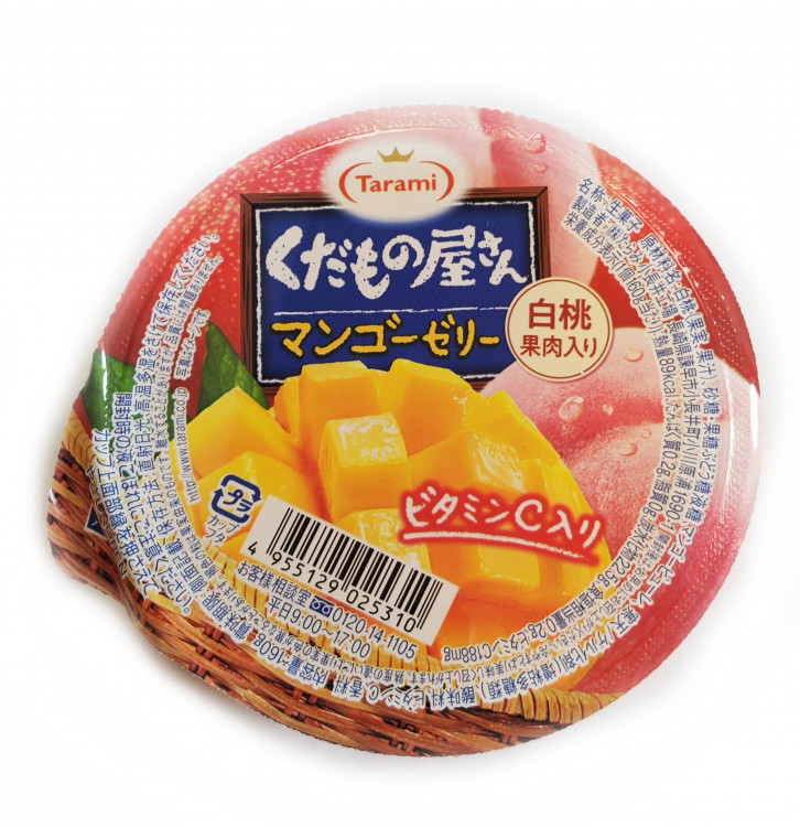 Желе фруктовое Tarami Манго и Персик, 160 г