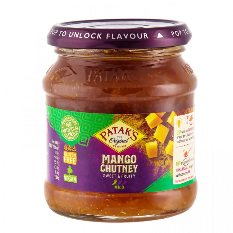 Соус манго чатни сладкий Patak's, 340 гр