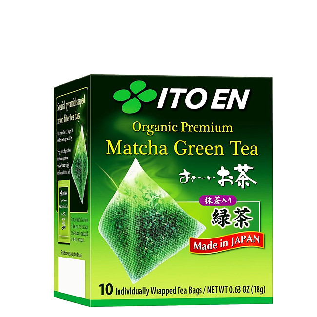 Чай ITOEN Органический Премиум с добавление Матча, 10 пак, 18 гр
