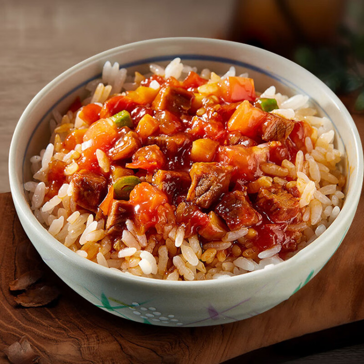 Рис с говядиной и помидором, 140 г