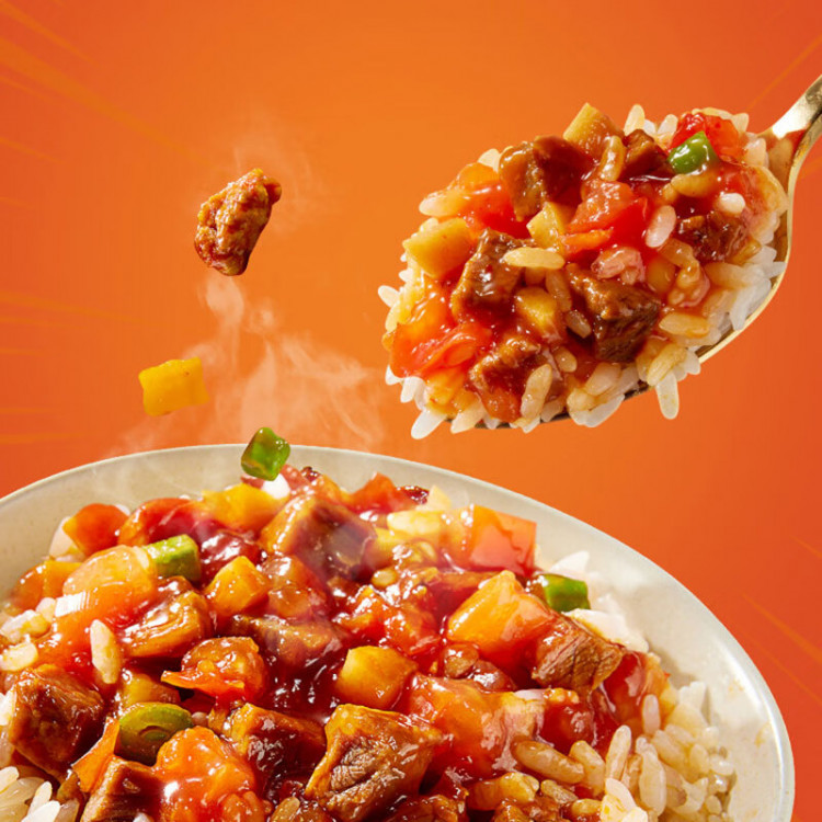 Рис с говядиной и помидором, 140 г