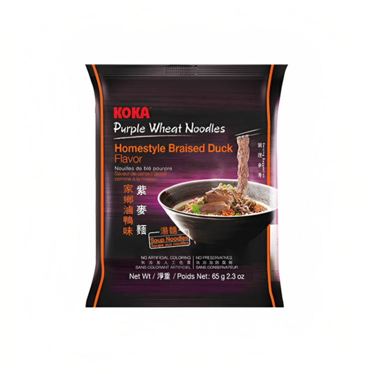 КОКА Сингапурская лапша б/п Перпл со вкусом утки, 65 г