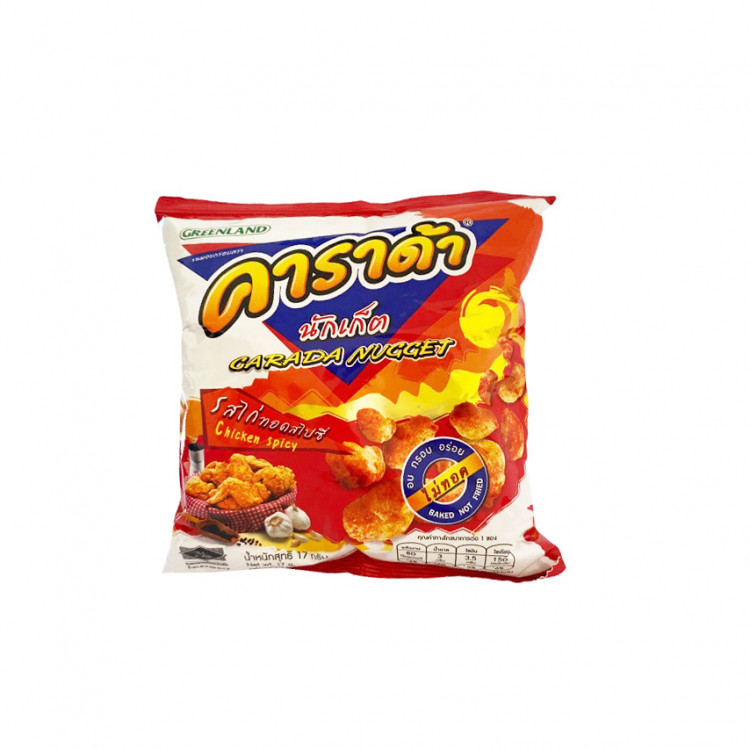 Наггетсы рисовые хрустящие с острой курицей Carada, 17 гр