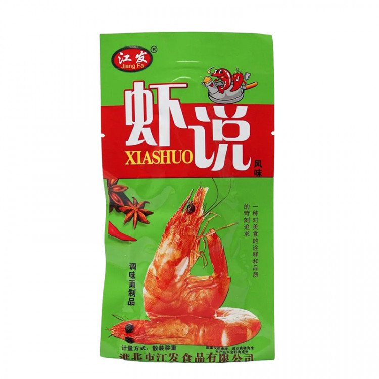 Снеки из соевого мяса "Креветки" Jiang Fa, 22 гр