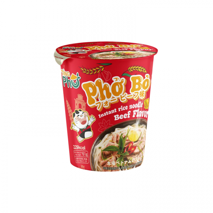 Лапша KING PHO рисовая б\п говядина, 61 г