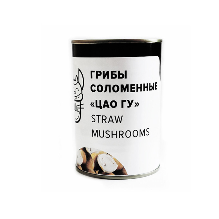 Грибы соломенные "ЦАО ГУ", конс., "Вкус Азии", 400 г, Китай