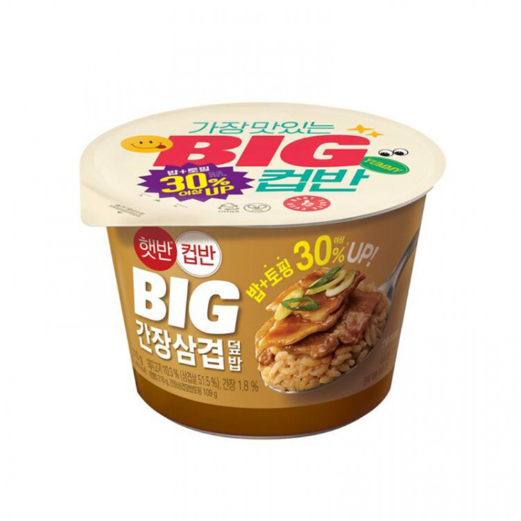 Рис Хэтбан со вкусом свиной грудинки в соевом соусе CJ, 319 г