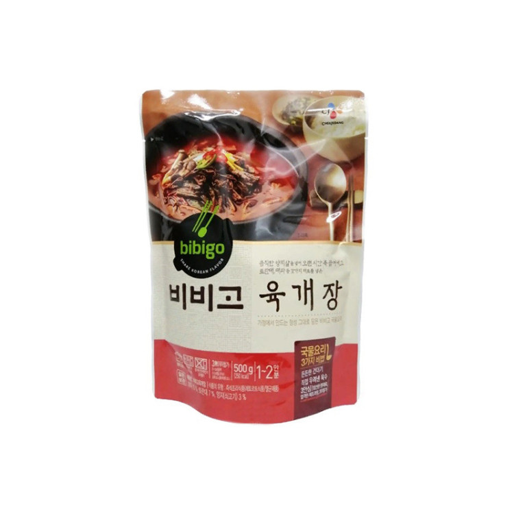 Суп с говядиной острый Бибиго, 500 грВЫВОД