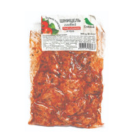 Шницель соевый в соусе с томатом и базиликом, 300 гр