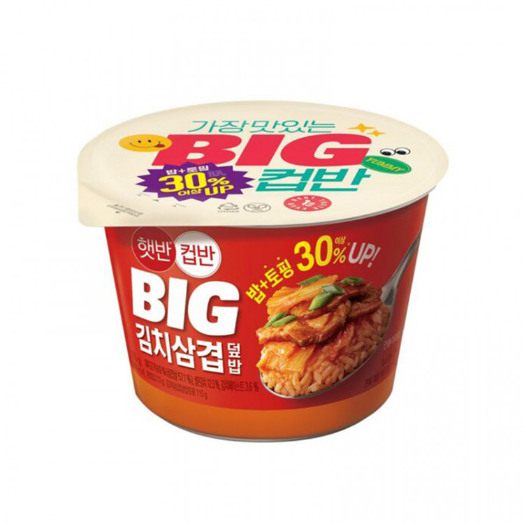 Рис Хэтбан со вкусом свинины гриль с кимчи CJ, 325 г