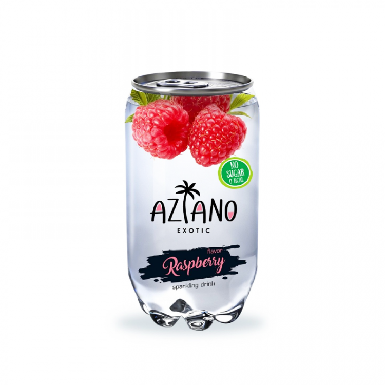 Напиток газированный Aziano Малина, 350 мл
