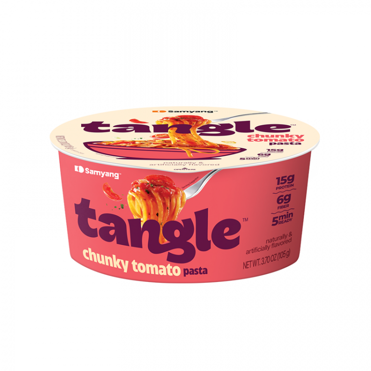 Лапша б/п с густым томатным соусом Tangle Samyang, (Big Bowl) 105 г