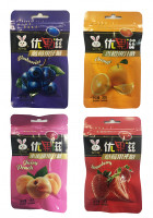 Жевательные конфеты Ассорти с фруктовым соком, 26 гр