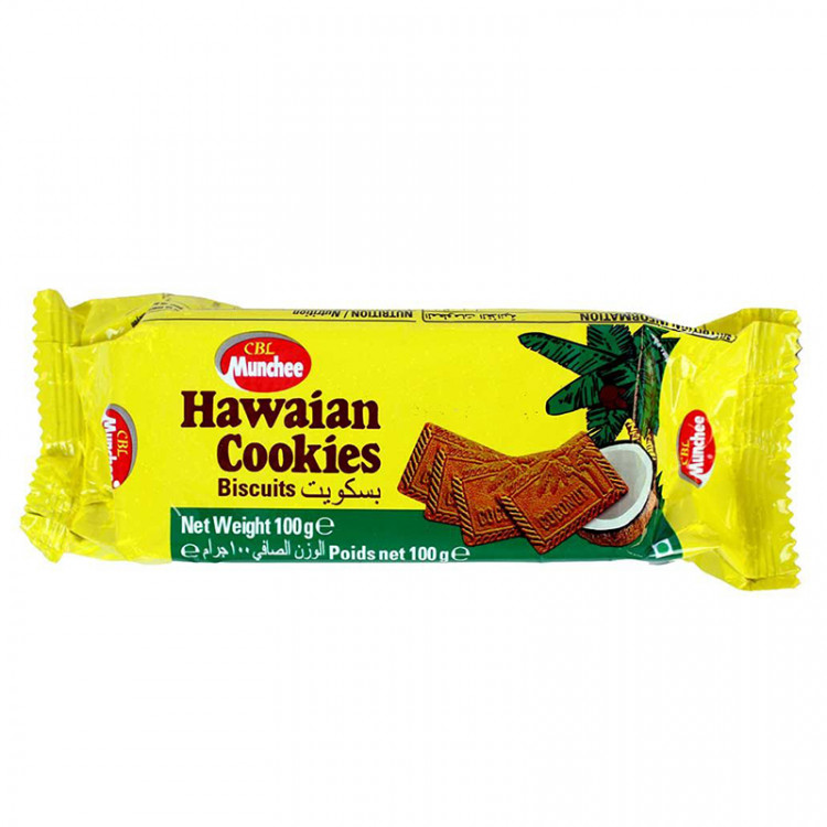 Печенье кокосовое Hawaian cookies, 100 гр