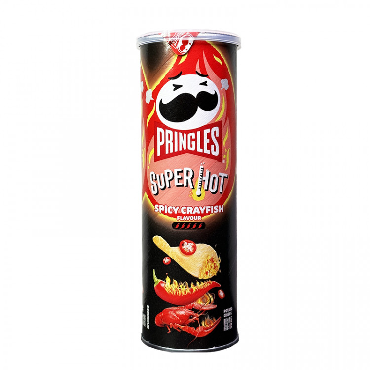 Чипсы Pringles со вкусом рака и Сычуаньского соуса, 110 гр