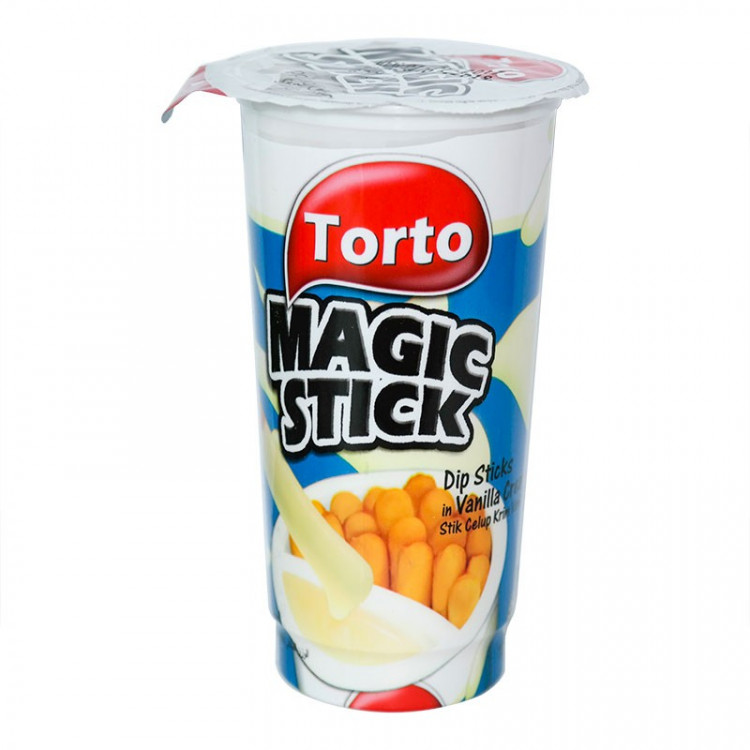 Бисквитные палочки с ванильным кремом Magic Stick, 40 г