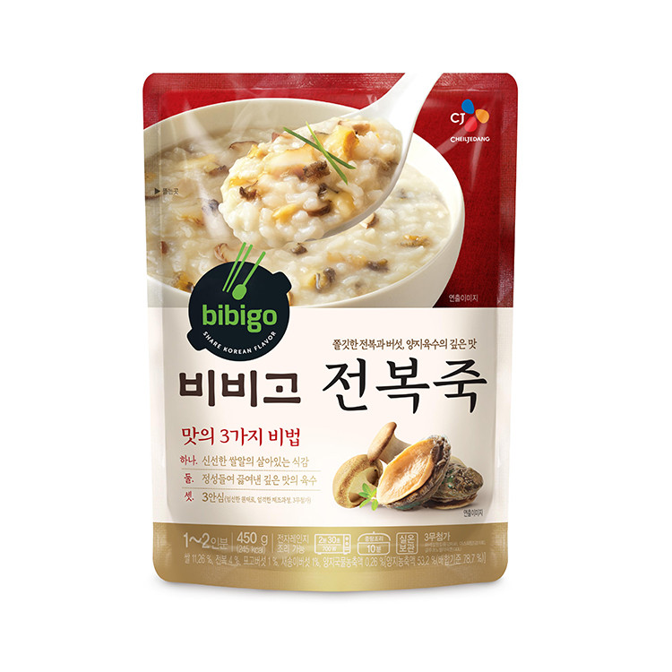 Каша рисовая с морскими ушками Бибиго, 450 г