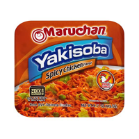 Лапша б\п Маручан Якисоба куриный аромат со специями, 116,6 г