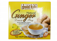 Имбирь натуральный с лимоном (в пакетиках), 80 г