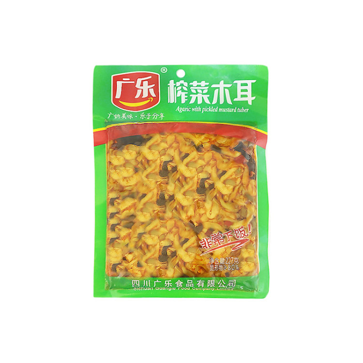 Салат "Овощи соленые с горчицей и древесными грибами"  180/227 гр