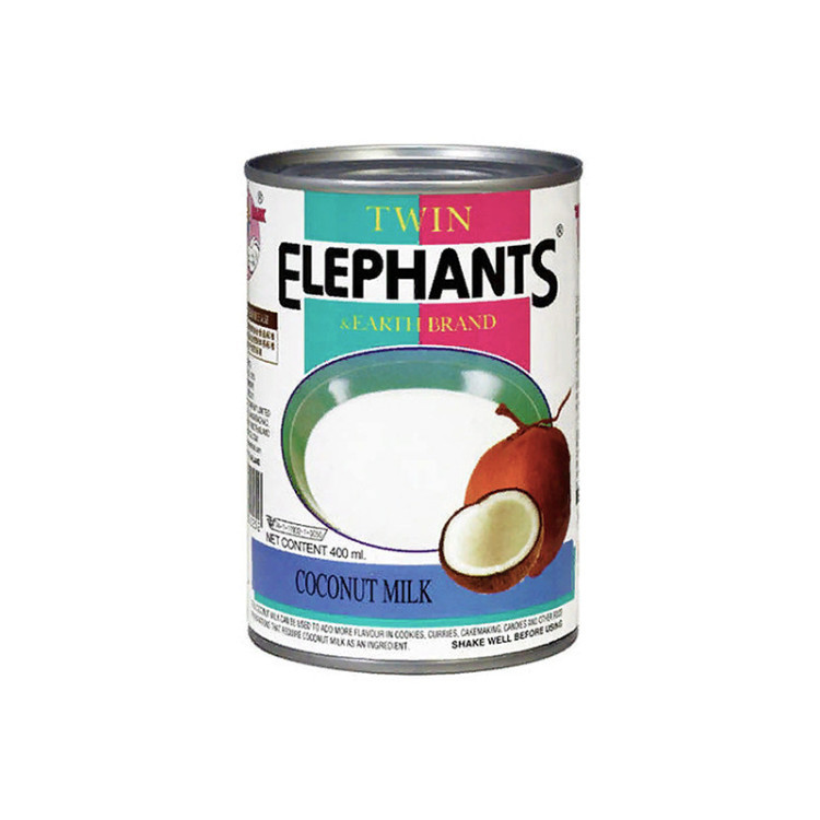 Кокосовое молоко TWIN ELEPHANTS 400 мл