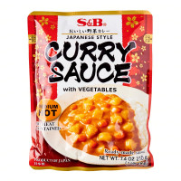 Соус карри готовый, овощной  "среднеострый вкус", S&B, 210 г