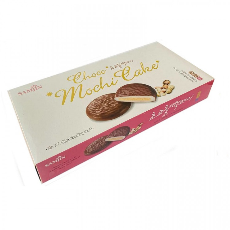 Моти Samjin в шоколаде с арахисом, 186 г