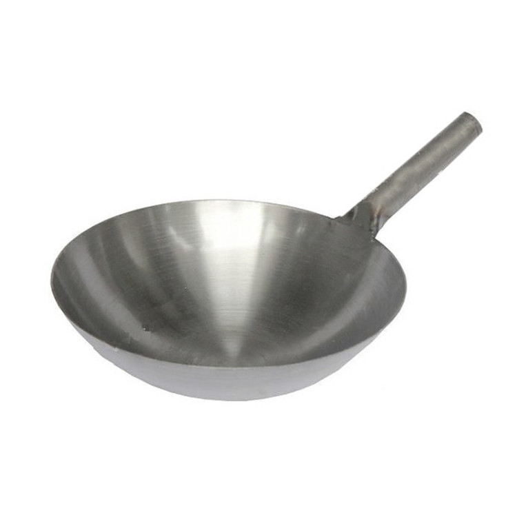 Вок железный с одной ручкой, 35 см