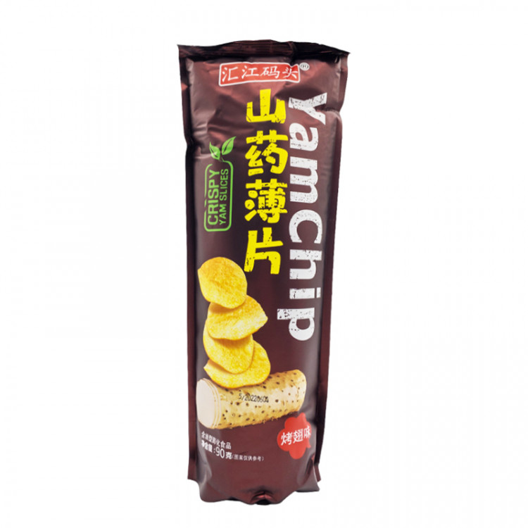 Чипсы ЯмЧип Crispy со вкусом крылышек на гриле (коричневый), 90 г