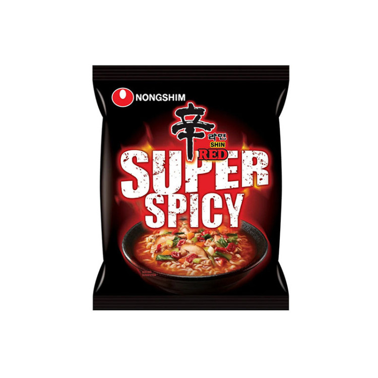 Лапша б/п Шин Рэд супер острая Нонгшим, 120 гр