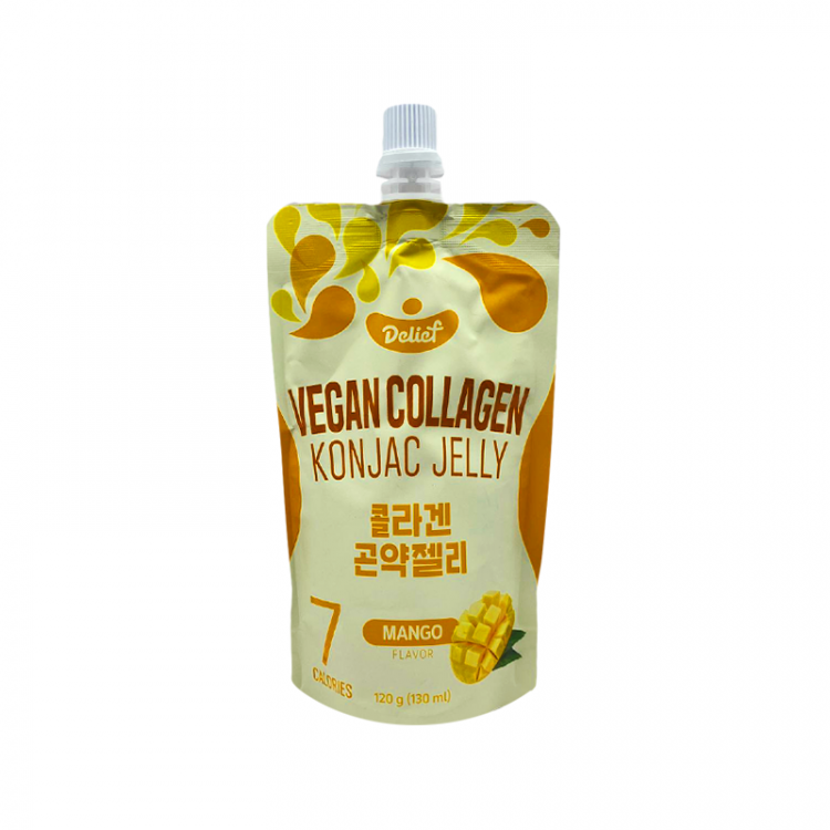 Желе из конняку с коллагеном со вкусом манго DELIEF, 120 г