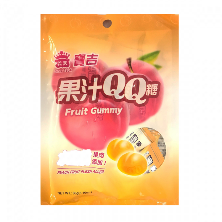 Желе Персик QQ, 88 г
