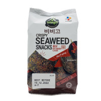 Снек из морской капусты со вкусом острой курицы CJ Bibigo, 5 гр