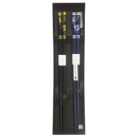 Палочки для еды в подарочной упаковке (черн/син) Tanaka, 2 пары