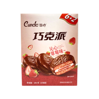 Пирожное Choco Pie со вкусом клубники Cundo 240г