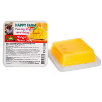 Желе фруктовое Манго с фруктами и конняку Happy Farm, 105 гр
