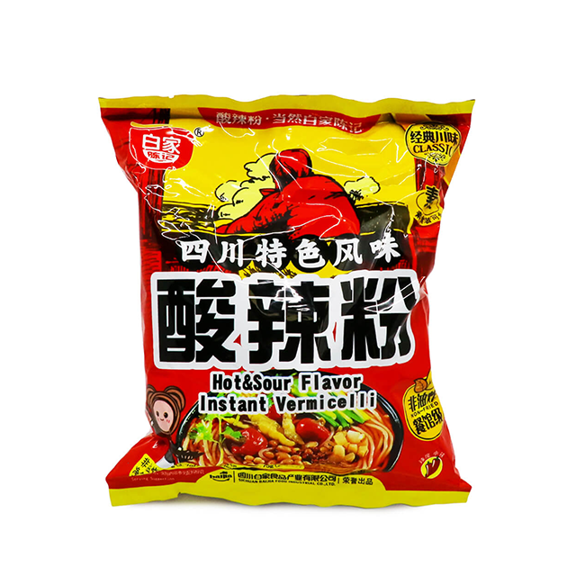 Лапша б/п рисовая кисло-острая Chenji, 105 г