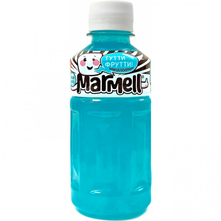 Напиток негазированный со вкусом Тутти Фрутти и кокосовым желе Marmell, 230 мл