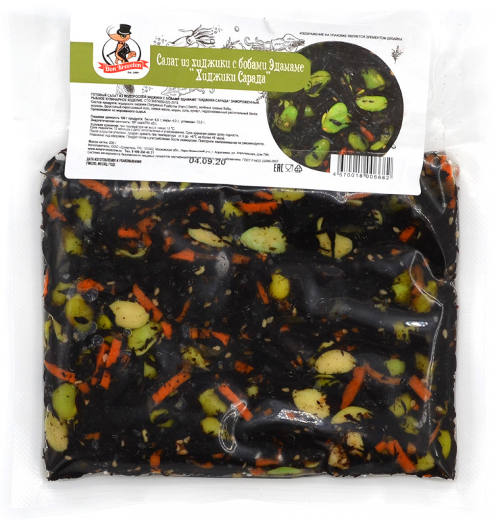 Салат из водорослей Хиджики с бобами Хиджики Сарада DK, 200 г