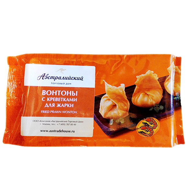 Вонтон с креветками для жарки 8 шт 144 гр