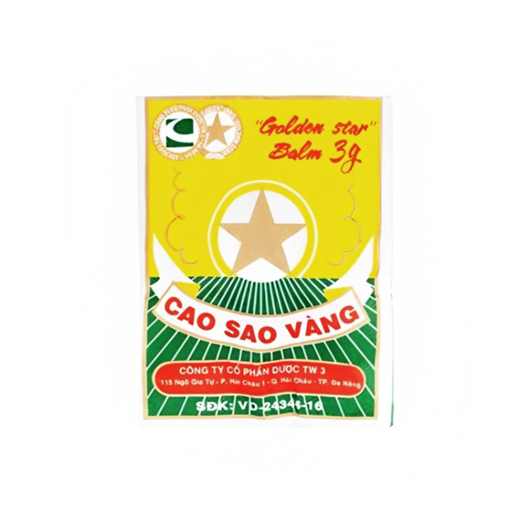 Бальзам Золотая звезда, 3 г Вьетнам