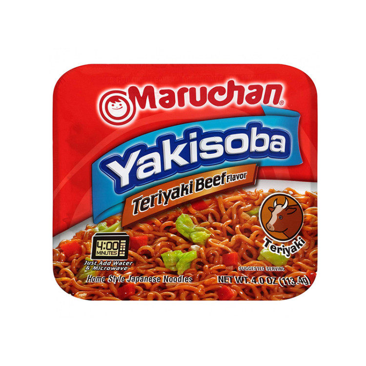 Лапша б\п Маручан Якисоба говядина с соусом Терияки, 113,4 гр