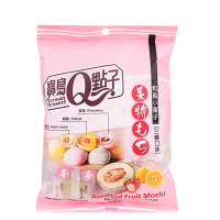 Моти Дайфуку Q-idea фруктовое ассорти (дыня, апельсин, клубника), 120 гр